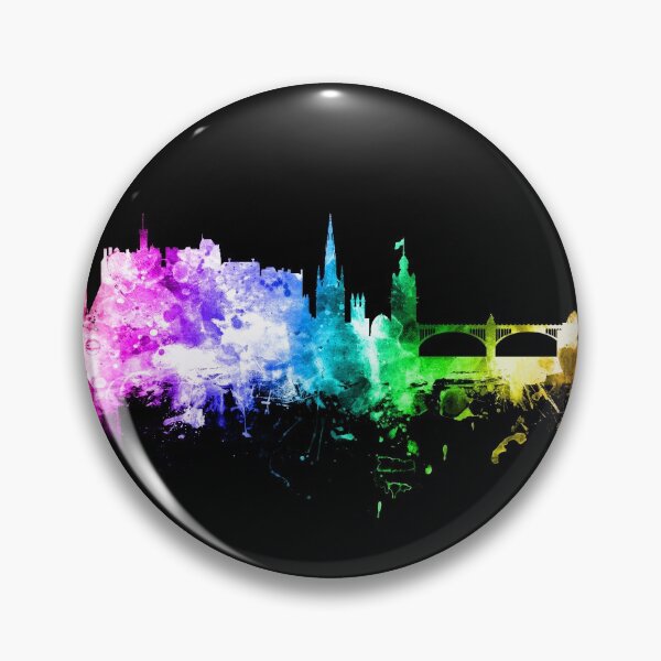 Item preview, Edinburgh Scotland Skyline designed and sold by ArtPrints.