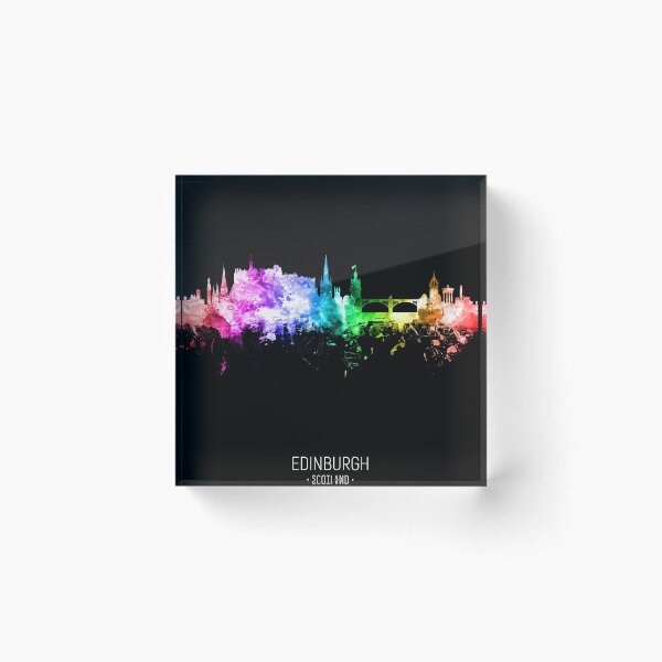 Item preview, Edinburgh Scotland Skyline designed and sold by ArtPrints.