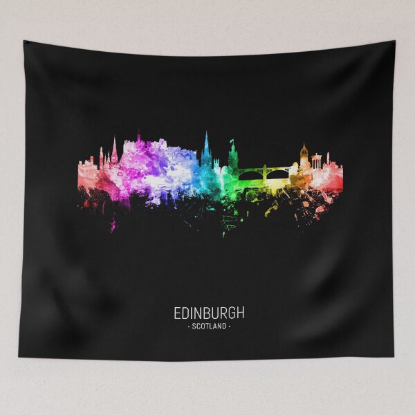 Item preview, Edinburgh Scotland Skyline designed and sold by ArtPrints.