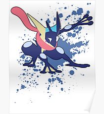 Greninja - Super Smash Bros Poster