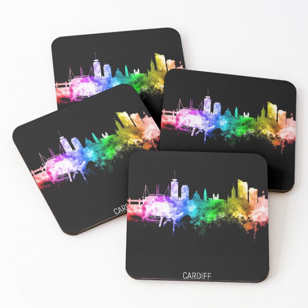 Item preview, Cardiff Wales Skyline designed and sold by ArtPrints.
