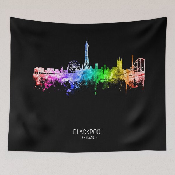 Item preview, Blackpool England Skyline designed and sold by ArtPrints.