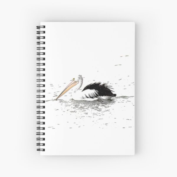 Pelican Art, Spiral Notebook