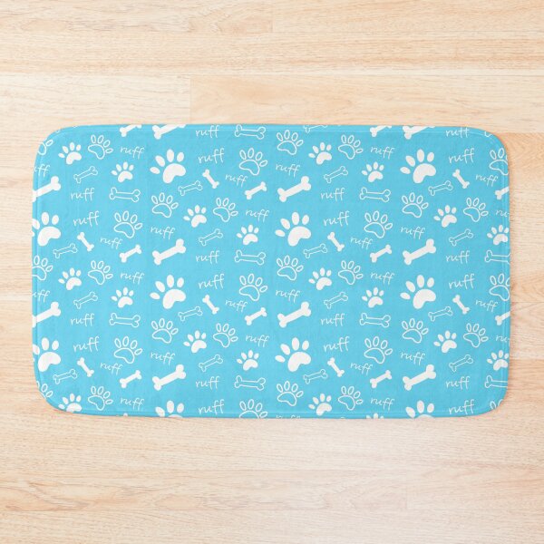 Item preview, 'Dog Paws, Bones and Ruff Ruff' pattern for animal lovers. designed and sold by Zentropik.