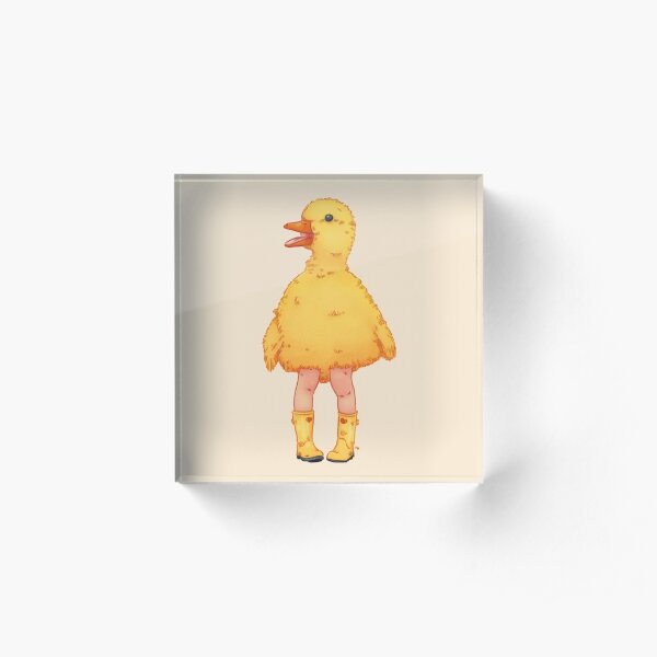 Yellow duckling Acrylic Block