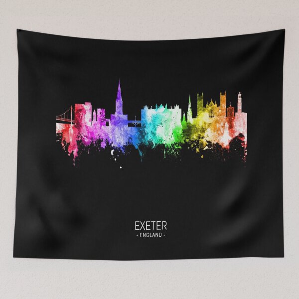 Item preview, Exeter England Skyline designed and sold by ArtPrints.