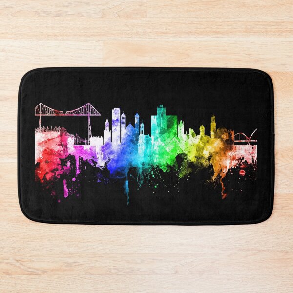Item preview, Middlesbrough England Skyline designed and sold by ArtPrints.