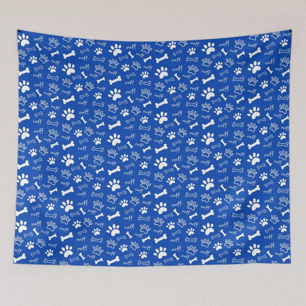 Item preview, 'Dog Paws, Bones and Ruff Ruff' pattern for dog lovers. designed and sold by Zentropik.
