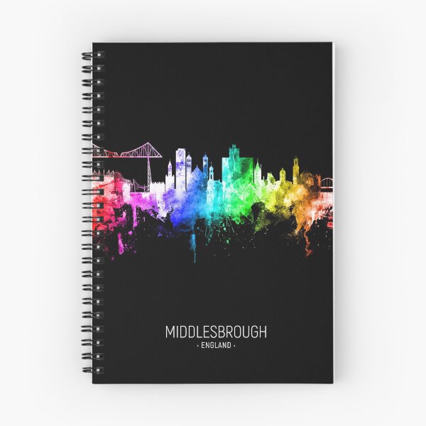 Artikelvorschau, Middlesbrough England Skyline entworfen und verkauft von ArtPrints.