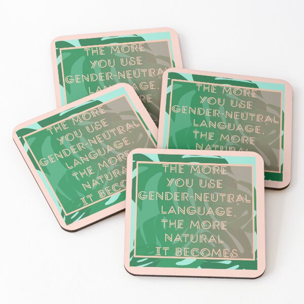 Item preview, Gender-Neutral Language designed and sold by hazel-ann.