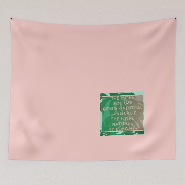 Item preview, Gender-Neutral Language designed and sold by hazel-ann.