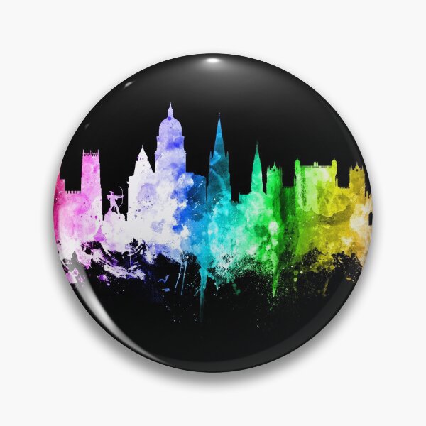Item preview, Nottingham England Skyline designed and sold by ArtPrints.