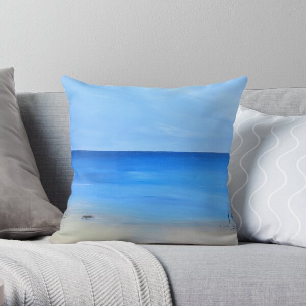 Paysage marin, océan et plage Coussin