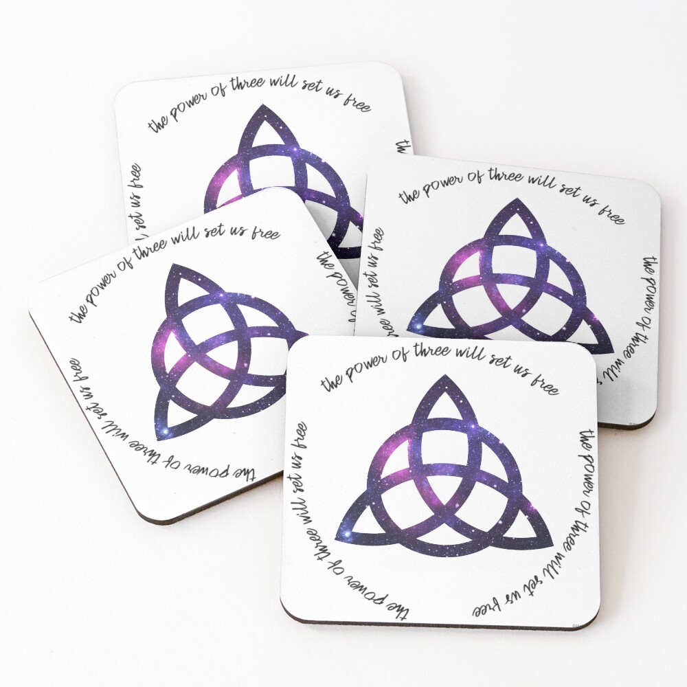 the power of three - charmed Coasters (Set of 4)