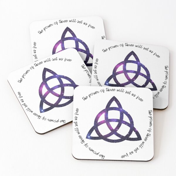 the power of three - charmed Coasters (Set of 4)