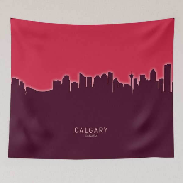 Item preview, Calgary Canada Skyline designed and sold by ArtPrints.