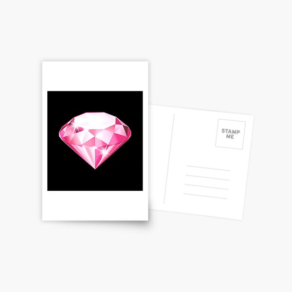 Pink Diamond, shiny rhinestone, gem. Pink sparkle diamond, crystal