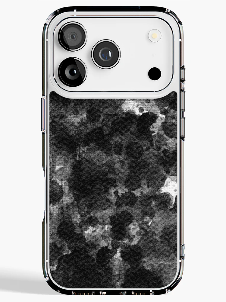 Thumbnail 1 of 5, iPhone Case, Black Abstract Pattern designed and sold by MyTribePatterns.
