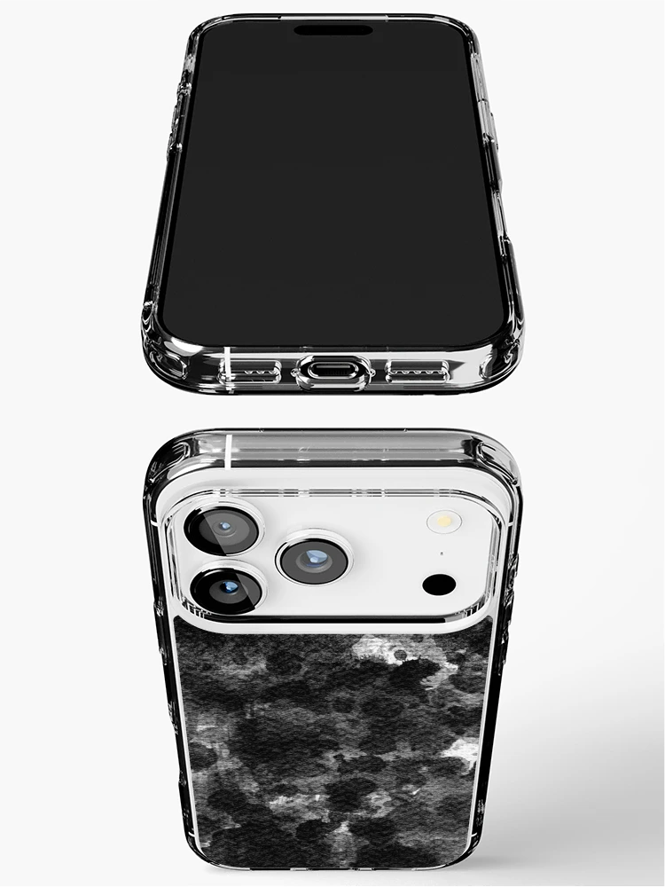 Thumbnail 3 of 5, iPhone Case, Black Abstract Pattern designed and sold by MyTribePatterns.