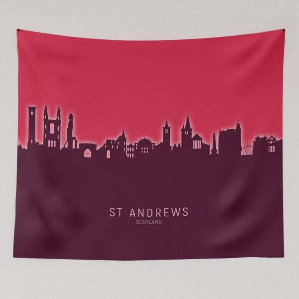 Item preview, St Andrews Scotland Skyline designed and sold by ArtPrints.