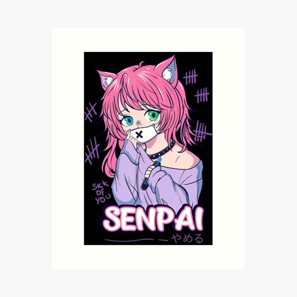 Japanese Anime Girl I Menhera I Evil Vampire Manga Digital Art by
