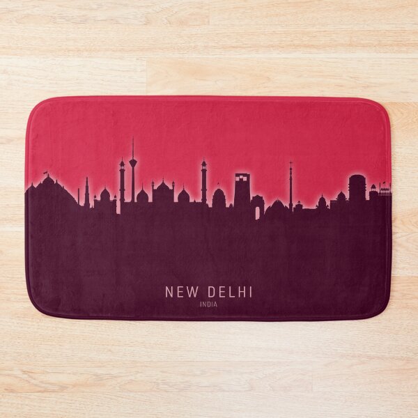 Item preview, New Delhi India Skyline designed and sold by ArtPrints.