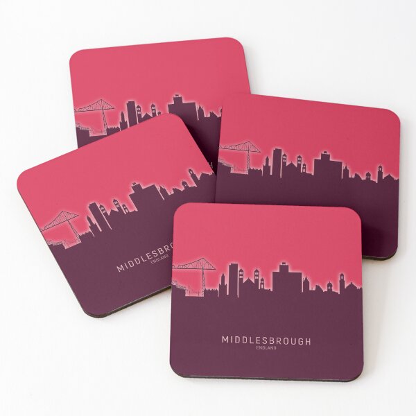 Item preview, Middlesbrough England Skyline designed and sold by ArtPrints.