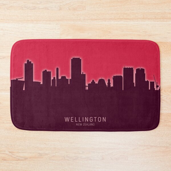Item preview, Wellington New Zealand Skyline designed and sold by ArtPrints.
