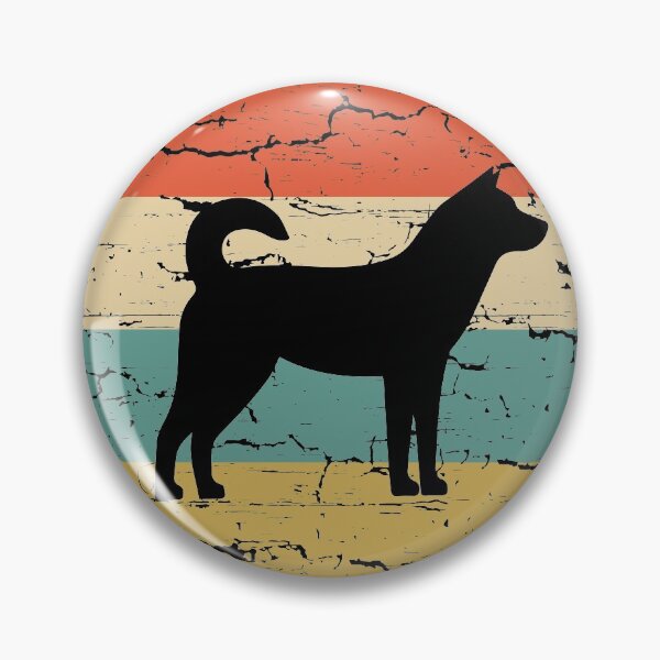 Item preview, Korean Jindo  Vintage Retro designed and sold by rafaeltto.