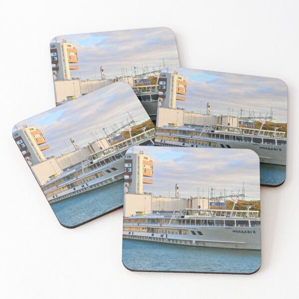 Item preview, Cruise ship leaving the lock, European river designed and sold by FranWest.
