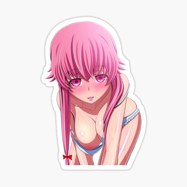  Gasai Yuno Mirai Nikki Car Graphic Van GTR - Sticker Graphic -  Weatherproof & Long Lasting Sticker : Sports & Outdoors