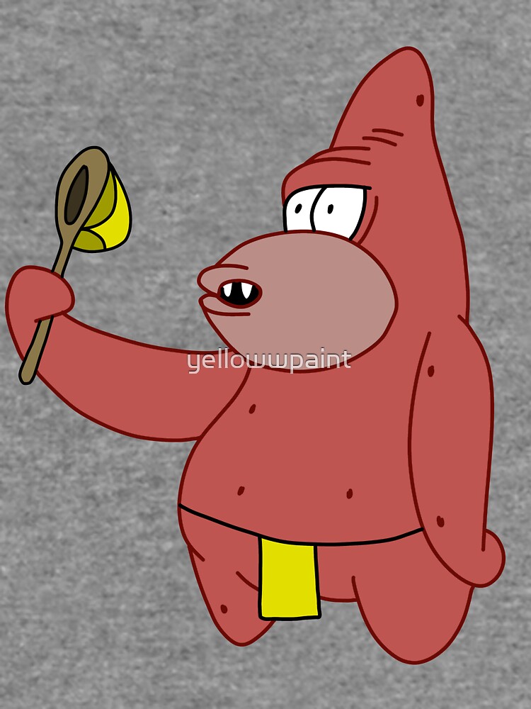 Caveman Patrick Holding Jellyfishing Net Spongebob Squarepants Hoodie