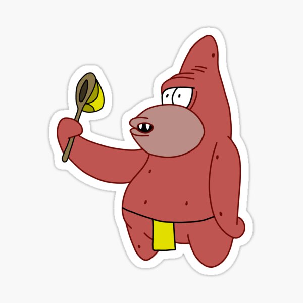 Caveman Spongebob Meme Sticker by RyanJy Hibba - Pixels