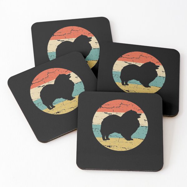 Item preview, Keeshond  Vintage Retro designed and sold by rafaeltto.