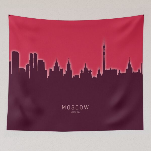 Item preview, Moscow Russia Skyline designed and sold by ArtPrints.