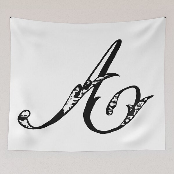 Item preview, Vintage Classy Black and White Monogram A designed and sold by Vintage-TM.