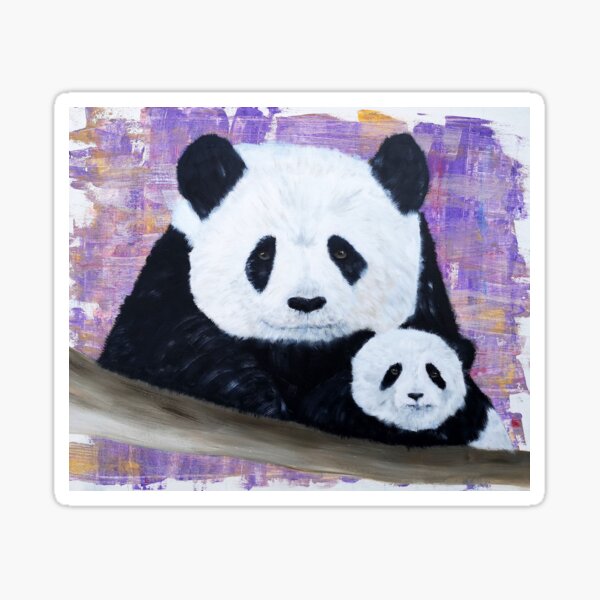 print from one of my painted pictures Sticker