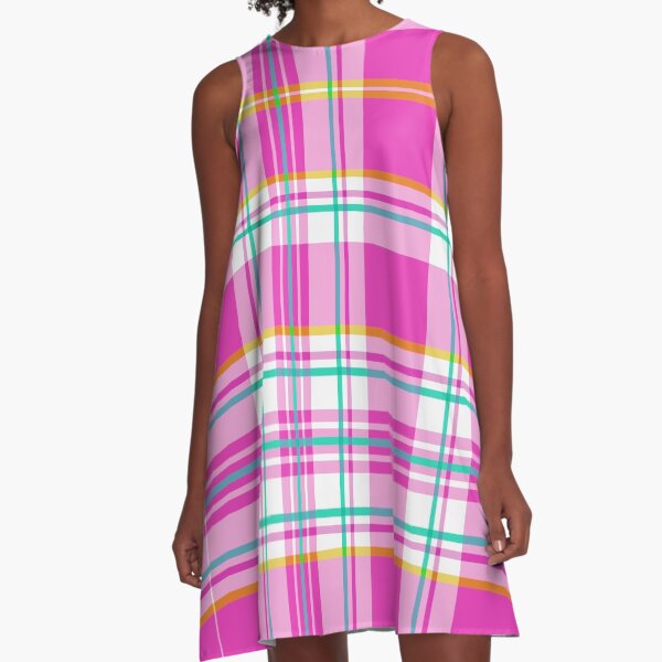 Item preview, Pink and Green Plaid Spring Preppy designed and sold by funnytshirtemp.