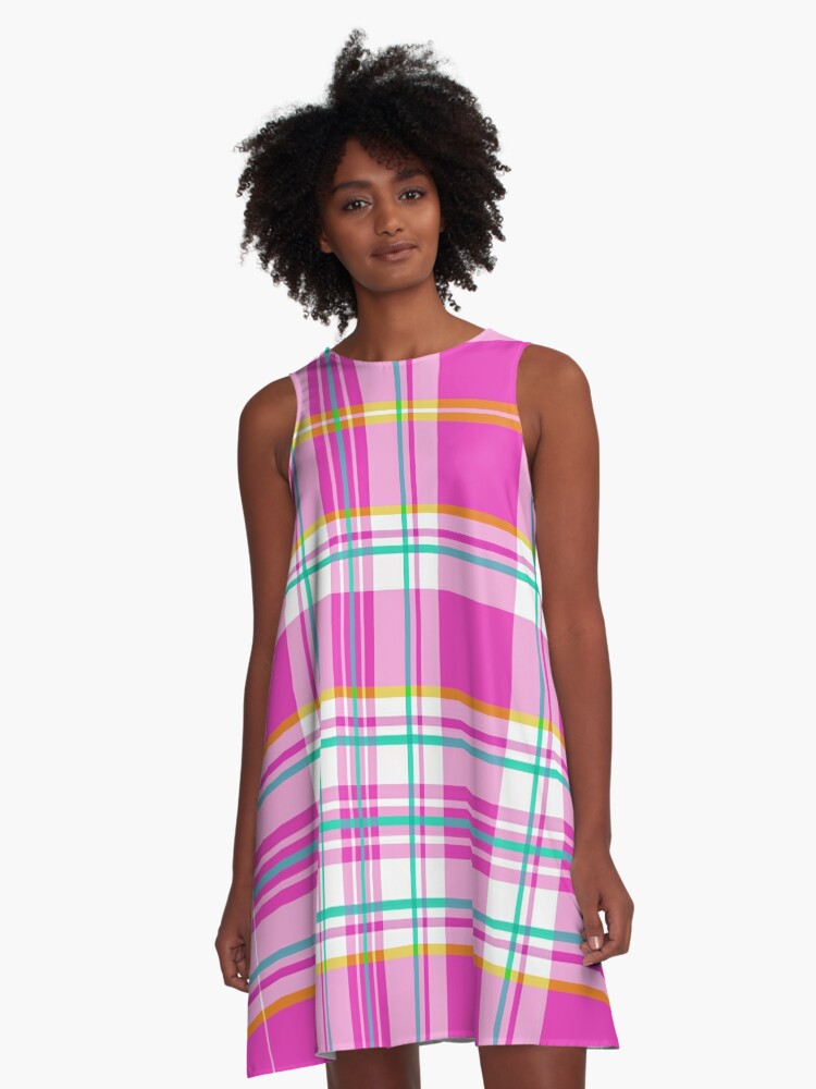 A line hotsell plaid dress