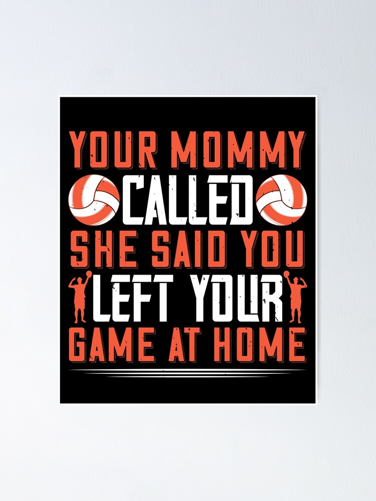 Funny Volleyball Sayings Design