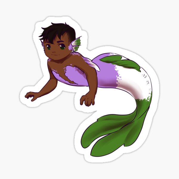 Item preview, Queer Pride Mermaid designed and sold by chroma_imp.