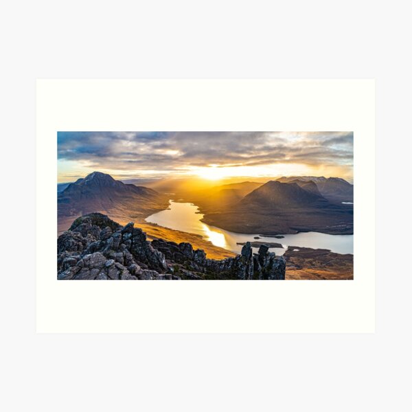 Sunrise from Stac Pollaidh Art Print
