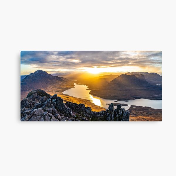 Sunrise from Stac Pollaidh Canvas Print