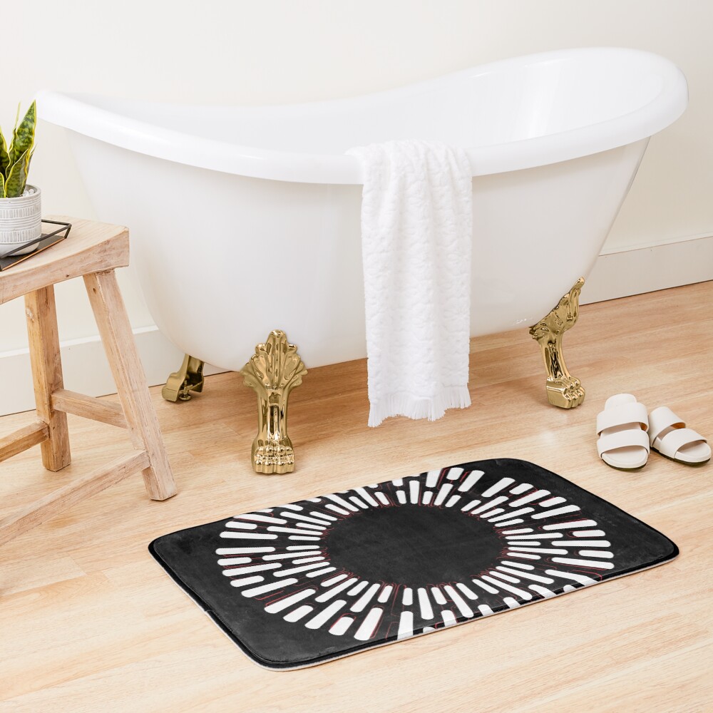 Death Star Lighting Bath Mat