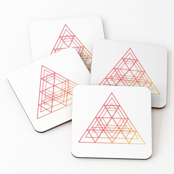 Item preview, Geometric Stencil Triangles Sacred Geometry  designed and sold by NomYen ..