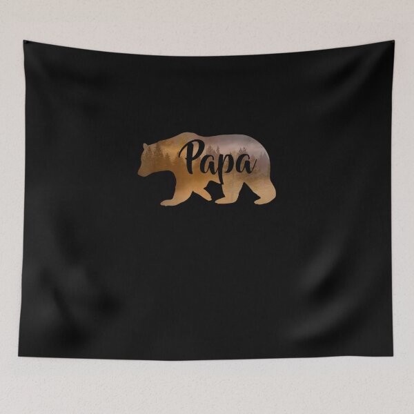 Item preview, Papa Bear & Forest Awesome Camping Gift designed and sold by Bethany0079.