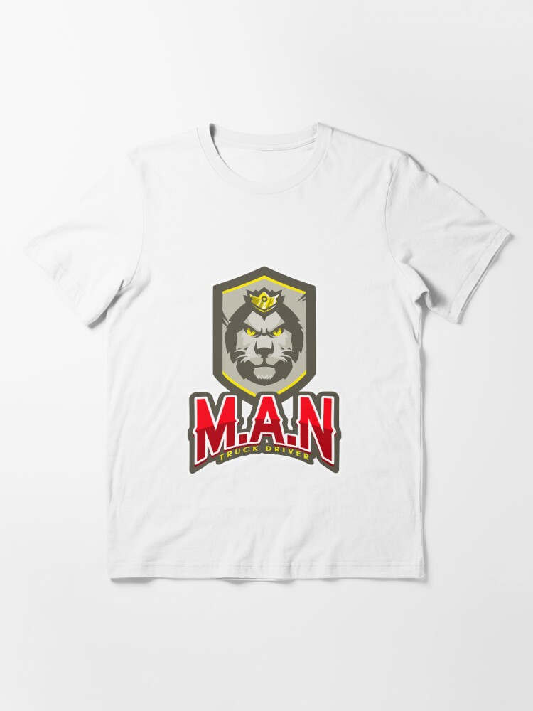 MAN Truck Driver Trucking Trucker Design | Essential T-Shirt