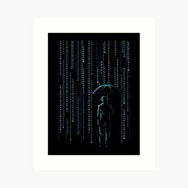 Item preview, Binary Code | Matrix Digital Storm designed and sold by Gamma-Ray.