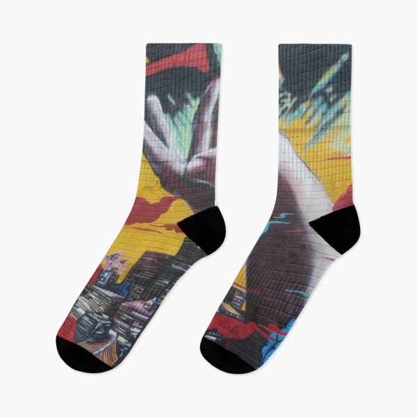 Item preview, Graffiti Street Art Diamond Hand over city designed and sold by photos-thoughts.