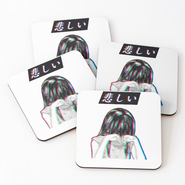 Item preview, Sad Girl Japanese Anime Trashy Waifu  Anime Girl designed and sold by Xavierdelmotte.